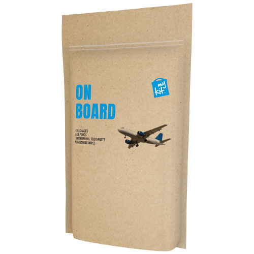 Kit Avion publicitaire en pochette papier MyKit Marron kraft